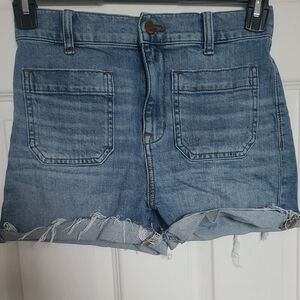 Madewell Light Blue Denim Jean Shorts